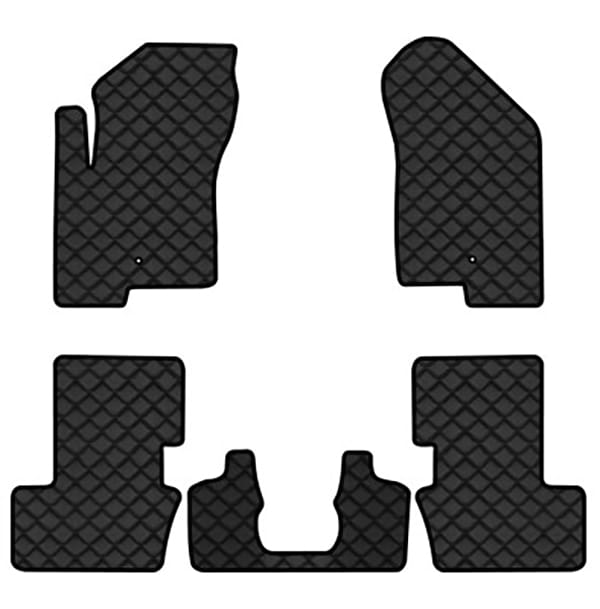 Коврики из экокожи в салон авто EVAtech ECO для Compass Restyling Jeep 2011-2016 1 поколение SUV USA (JP1781CV5LA2BBB)