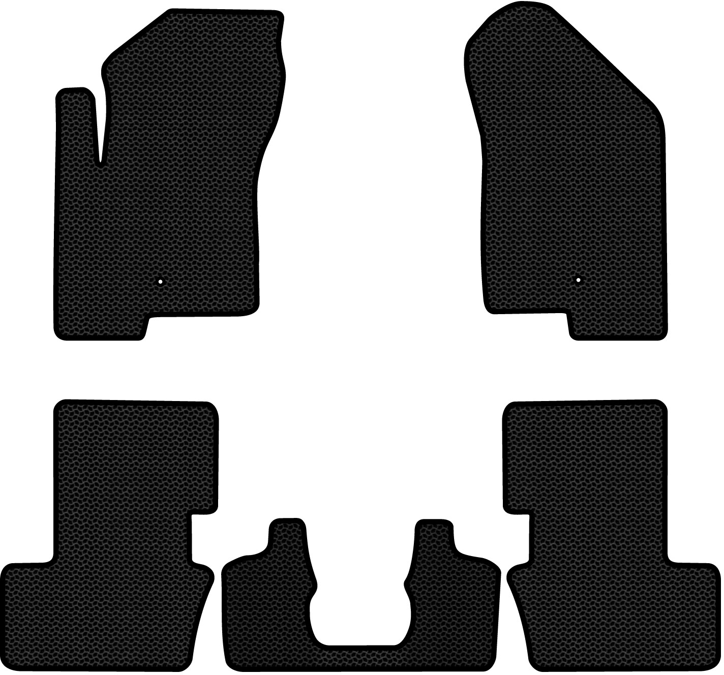 EVA коврики в салон авто EVAtech для Compass Restyling Jeep 2011-2016 1 поколение SUV USA JP1781CV5LA2KBB