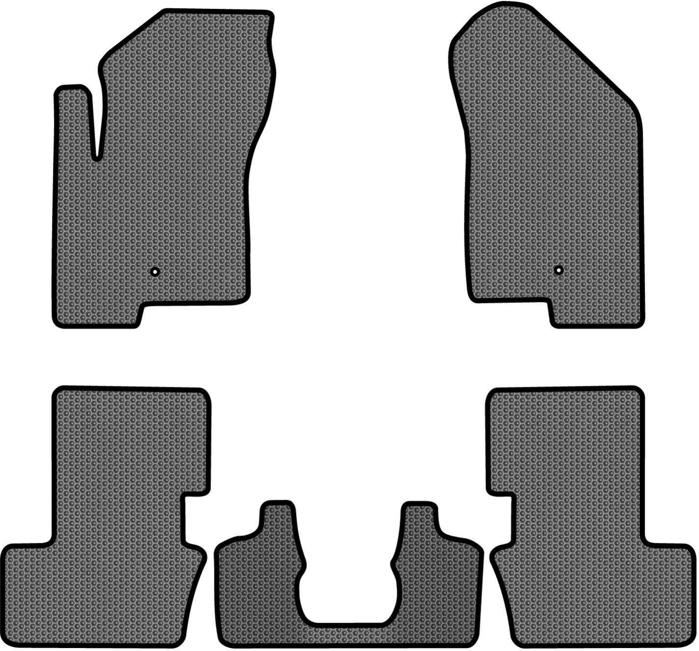 EVA коврики в салон авто EVAtech для Compass Restyling Jeep 2011-2016 1 поколение SUV USA JP1781CV5LA2SGB