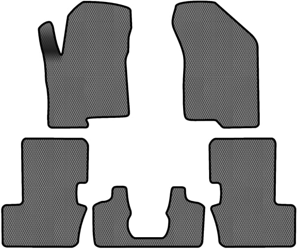 EVA коврики в салон авто EVAtech для Compass Restyling Jeep 2011-2016 1 поколение SUV USA JP1781CV5RGB