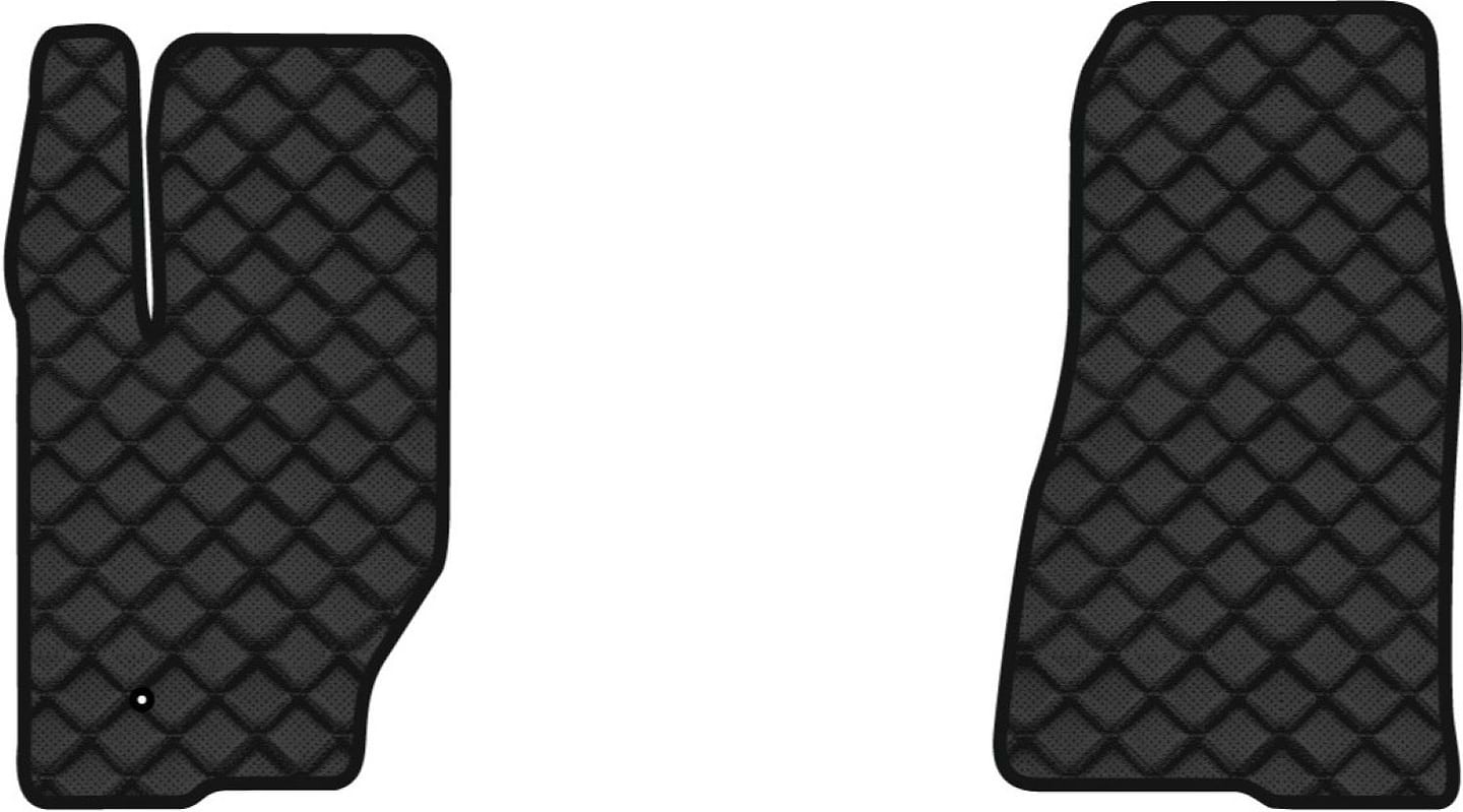 Коврики из экокожи в салон авто передние EVAtech ECO для Grand Cherokee (WK) Jeep 2005-2010 3 поколение SUV EU (JP21689A2LA1BBB)