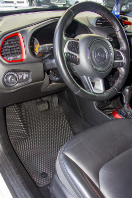 Фото - Коврики из экокожи в салон авто EVAtech ECO для Renegade Jeep 2014 1 поколение SUV USA JP2895CE5LA4BBB