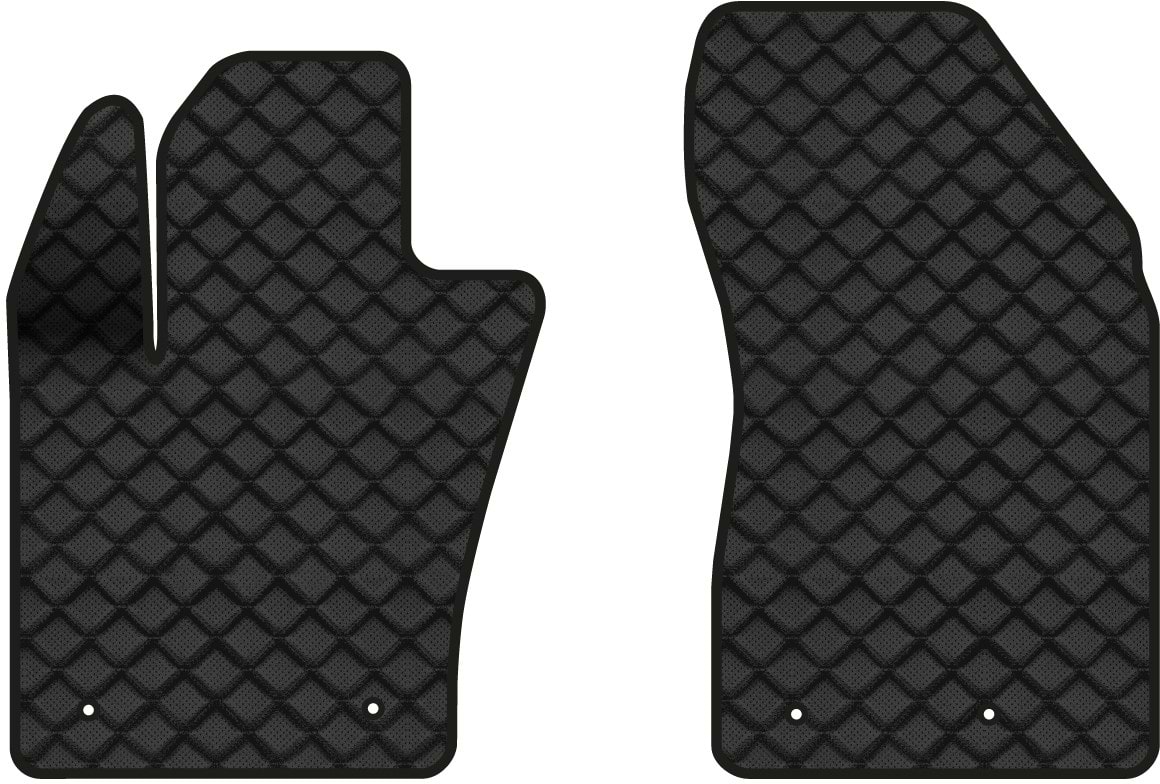 Коврики из экокожи в салон авто передние EVAtech ECO для Renegade Jeep 2014 1 поколение SUV USA (JP2895AV2LA4BBB)