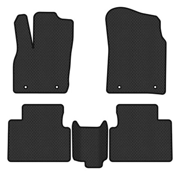 EVA коврики в салон авто EVAtech для Grand Cherokee (WK2) Restyling Jeep 2013-2021 4 поколение SUV EU JP3100C5LA4RBB