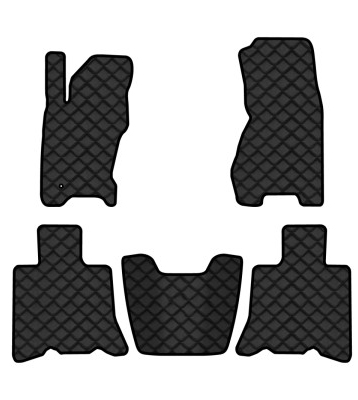 Килимки з екошкіри в салон авто EVAtech ECO для Grand Cherokee (WJ) Jeep 1998-2004 2 покоління SUV EU JP51332C5LA1BBB