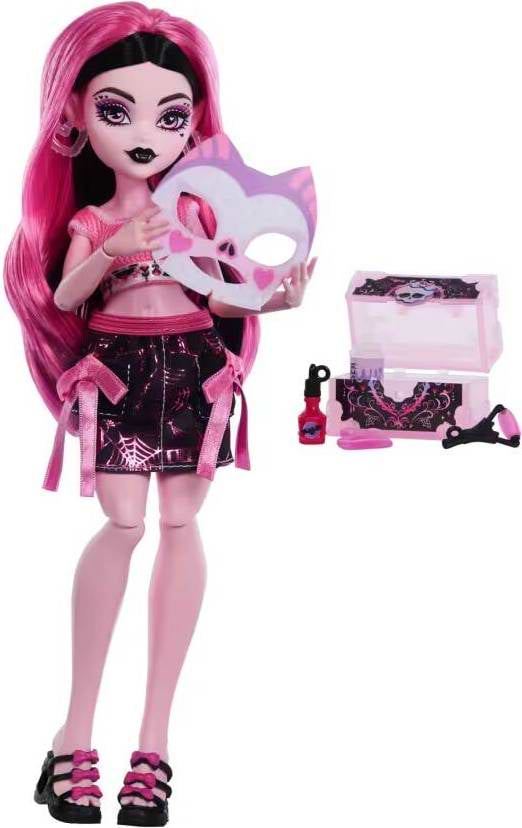 Кукольный набор Monster High «Тайные ритуалы красоты Дракулауры» (JHK43)