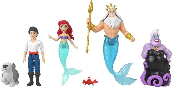 Фото - Ляльковий набір DISNEY PRINCESS Міні"Морська історія" за мотивами м/ф "Русалонька" Disney Princess (JBL32)