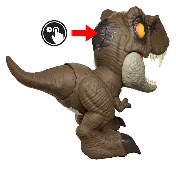 Фото - Інтерактивна фігурка Jurassic World Дитинча Ті-Рексу (JCW01)