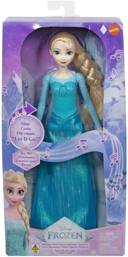 Фото - Интерактивная кукла Disney Frozen Мелодичная Эльза Ледяное сердце (JFH84)