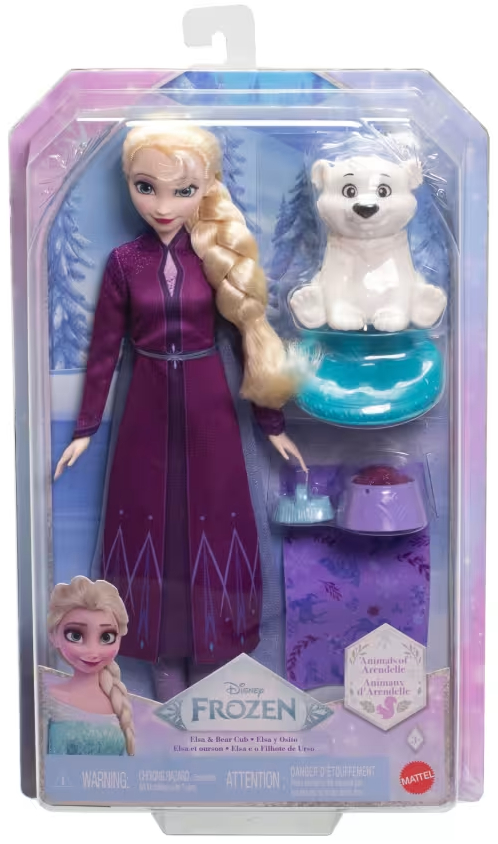 Фото - Лялька Disney Frozen Ельза з маленьким ведмежам Крижане серце (JFG16)