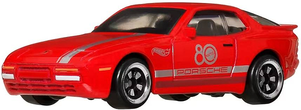 Фото - Набір базових машинок Hot Wheels Тематичний набір з 8 машинок "80 років драйву Mattel" (JGK09)