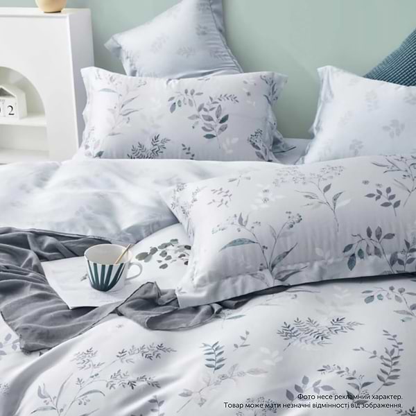 Фото - Комплект постільної білизни Home Line сатин ТЕНСЕЛ 200х220 см ЛЕПАТО (187065)