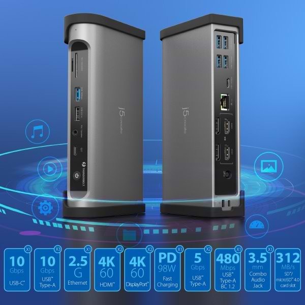 Фото - Док-станція J5create JTD568-EN