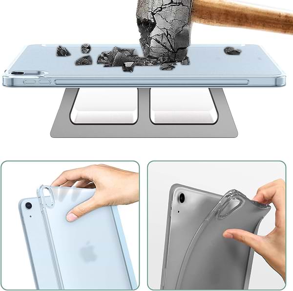 Фото - Чехол для планшета BeCover Tri Fold Hard for Apple iPad Air (4/5) 2020/2022 10.9'' Light Blue (709663)