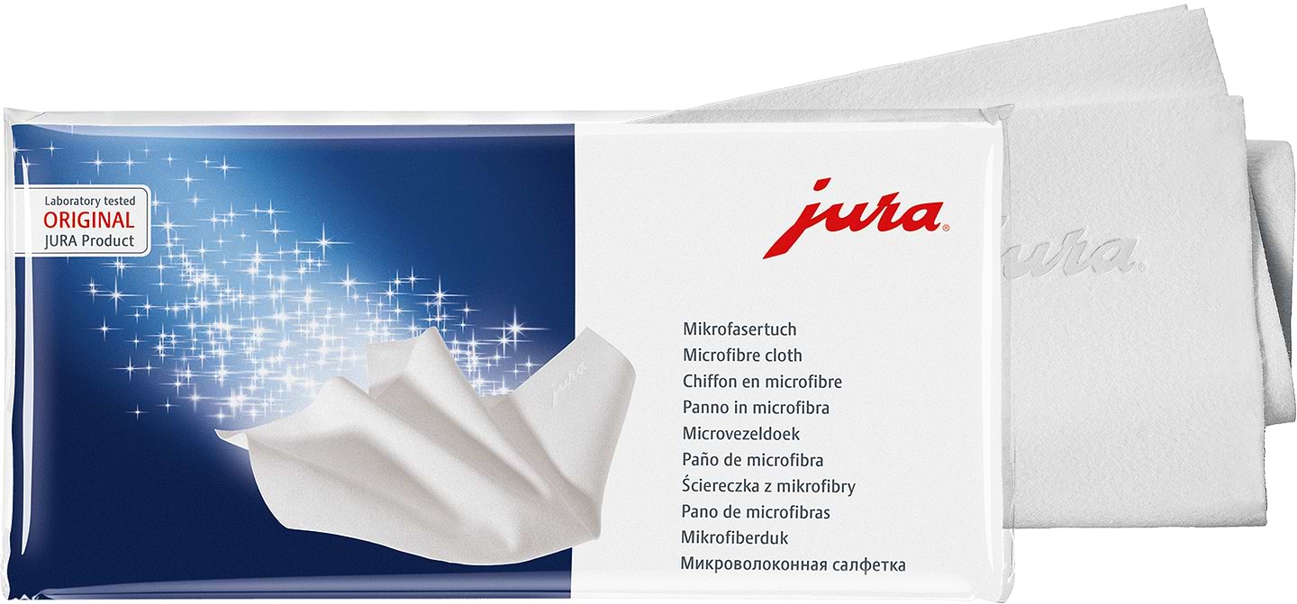 Серветка побутова Jura з мікрофібри білого кольору (69457)