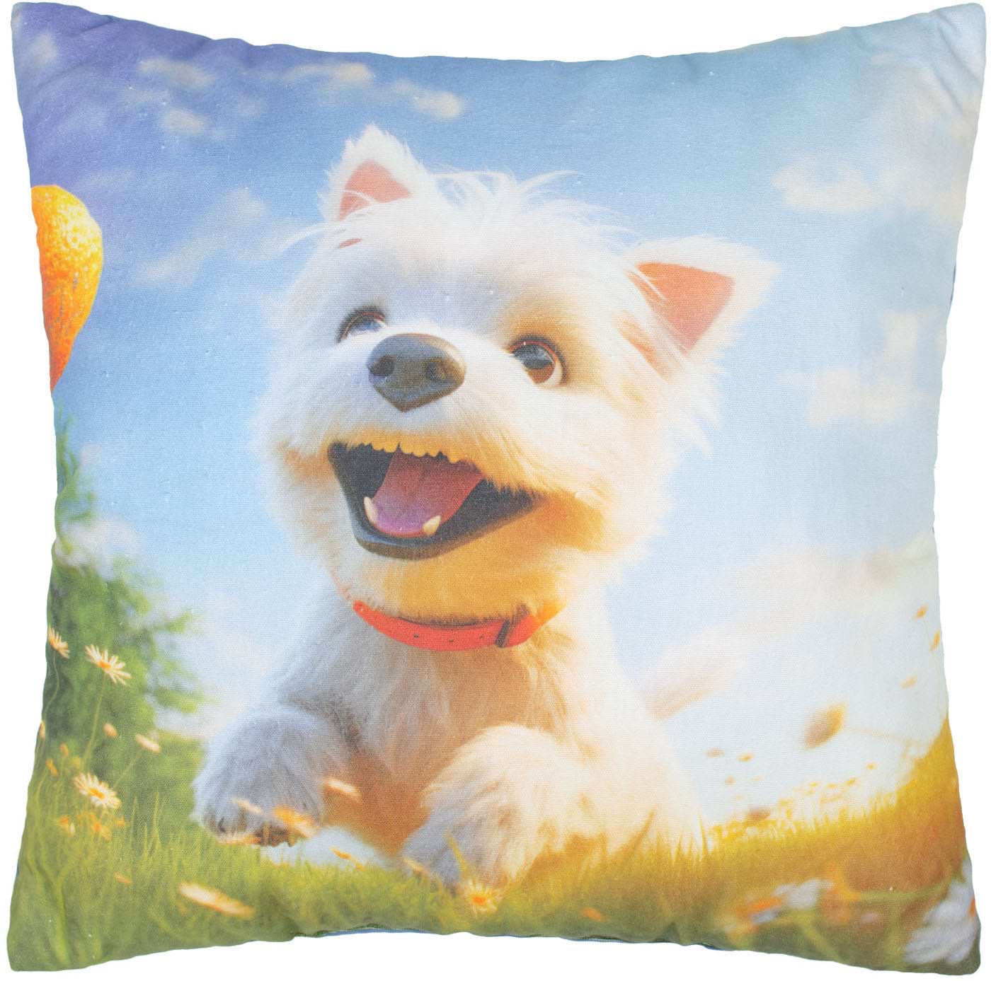 Подушка декоративная Home Line ПОЛУПАНАМА Песик Терьер (ЦД) 45х45 (189237)