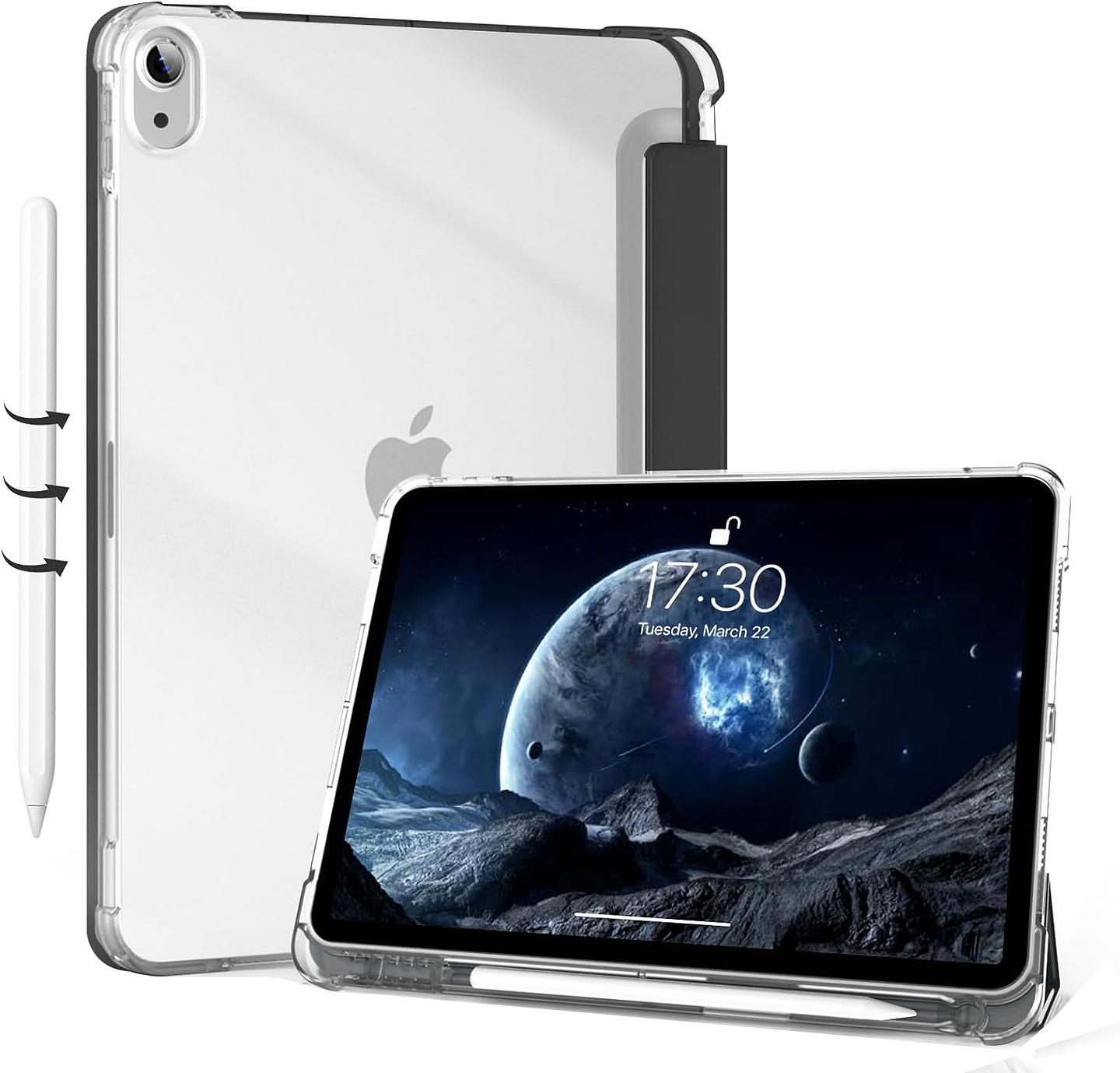 Чехол для планшета BeCover Soft Edge з кріпленням Apple Pencil for Apple iPad Air 11" M4 2026 Black (715261)
