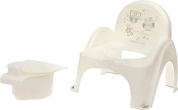 Фото - Горщик дитячий Tega Baby стільчик Сова Білий (SO-010-103)