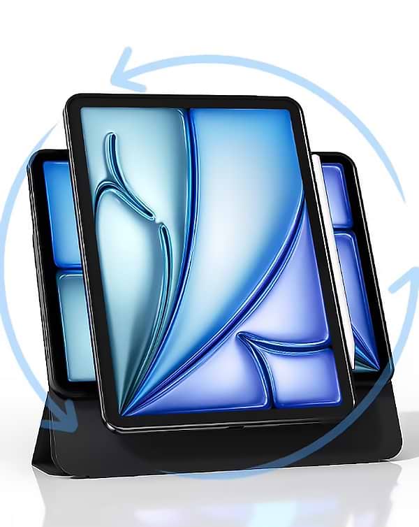 Фото - Чехол-клавиатура для планшета BeCover Ultra Slim Origami Flex с креплением Apple iPad Air 13" M2/M3 (2024/2025) Black (712980)