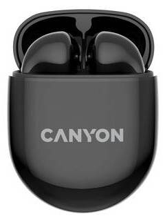 Наушники вкладыши беспроводные TWS Canyon TWS-6 (CNS-TWS6B) Black - Фото 1