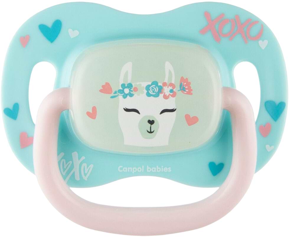 Кругла пустушка Canpol babies 0-6 м-ців EXOTIC ANIMALS лама (34/933_lama)