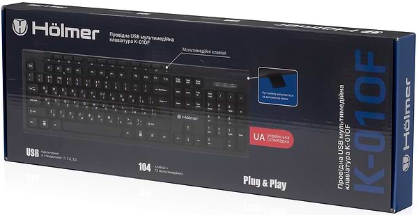 Фото - Клавіатура дротова Holmer K-01OF