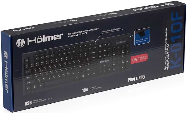 Фото - Клавіатура дротова Holmer K-01OF