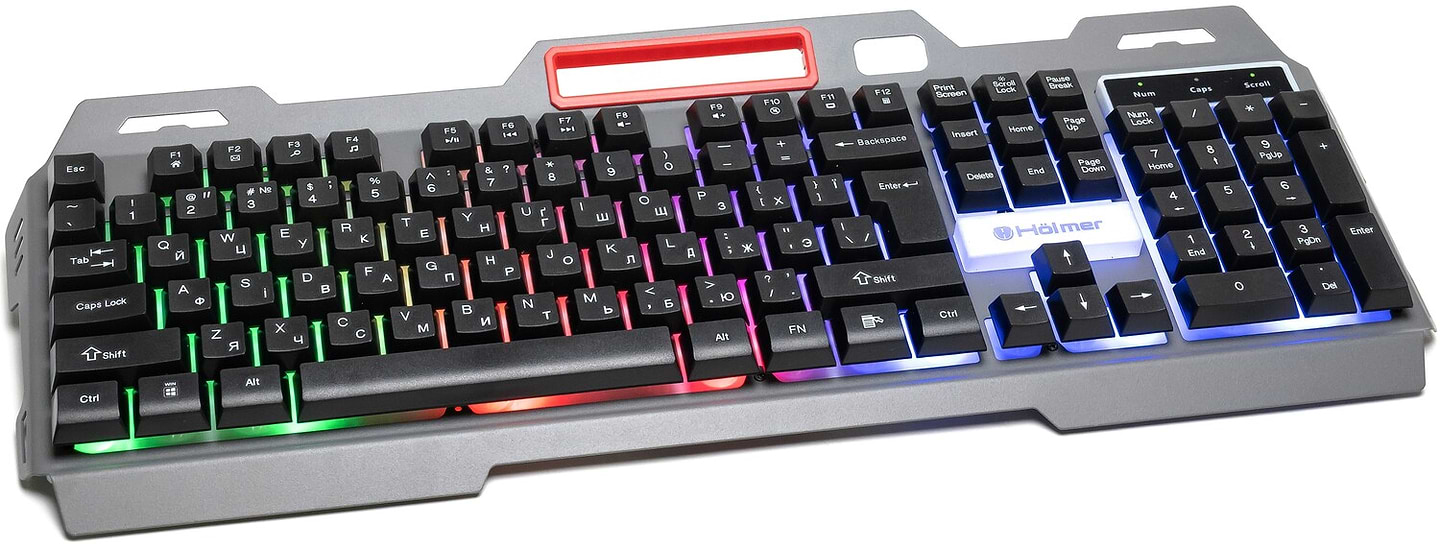 Клавіатура дротова ігрова Holmer з підсвіткою (K-02GS) - Фото 1
