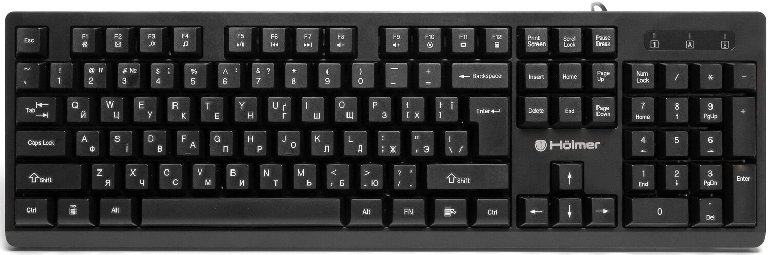 Клавіатура дротова Holmer K-02OF - Фото 1