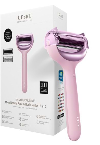 Массажер для лица GESKE MicroNeedle Face & Body Roller 8 в 1 (GK000043PK01)