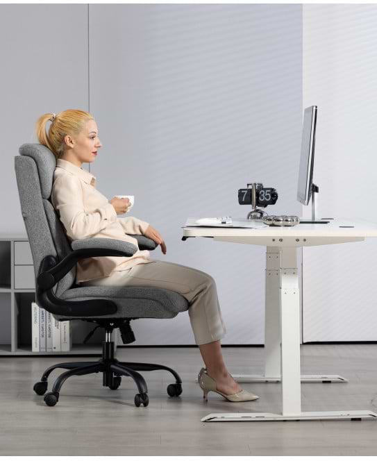 Фото - Кресло офисное GT Racer B-3021 Fabric Gray