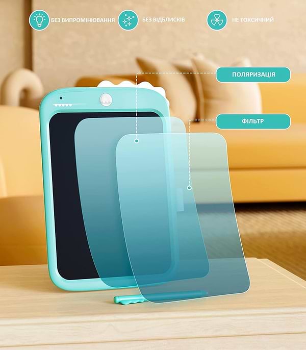 Фото - Доска Urmywo Динозаврик 10” Multicolor (UК1006blue)