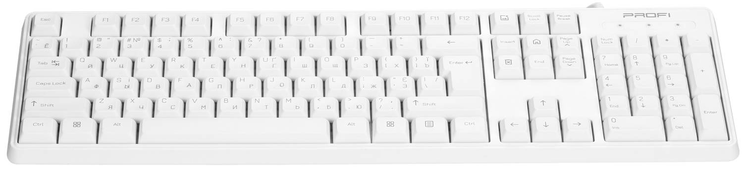 Клавіатура дротова Profimarket K101UW - Фото 1