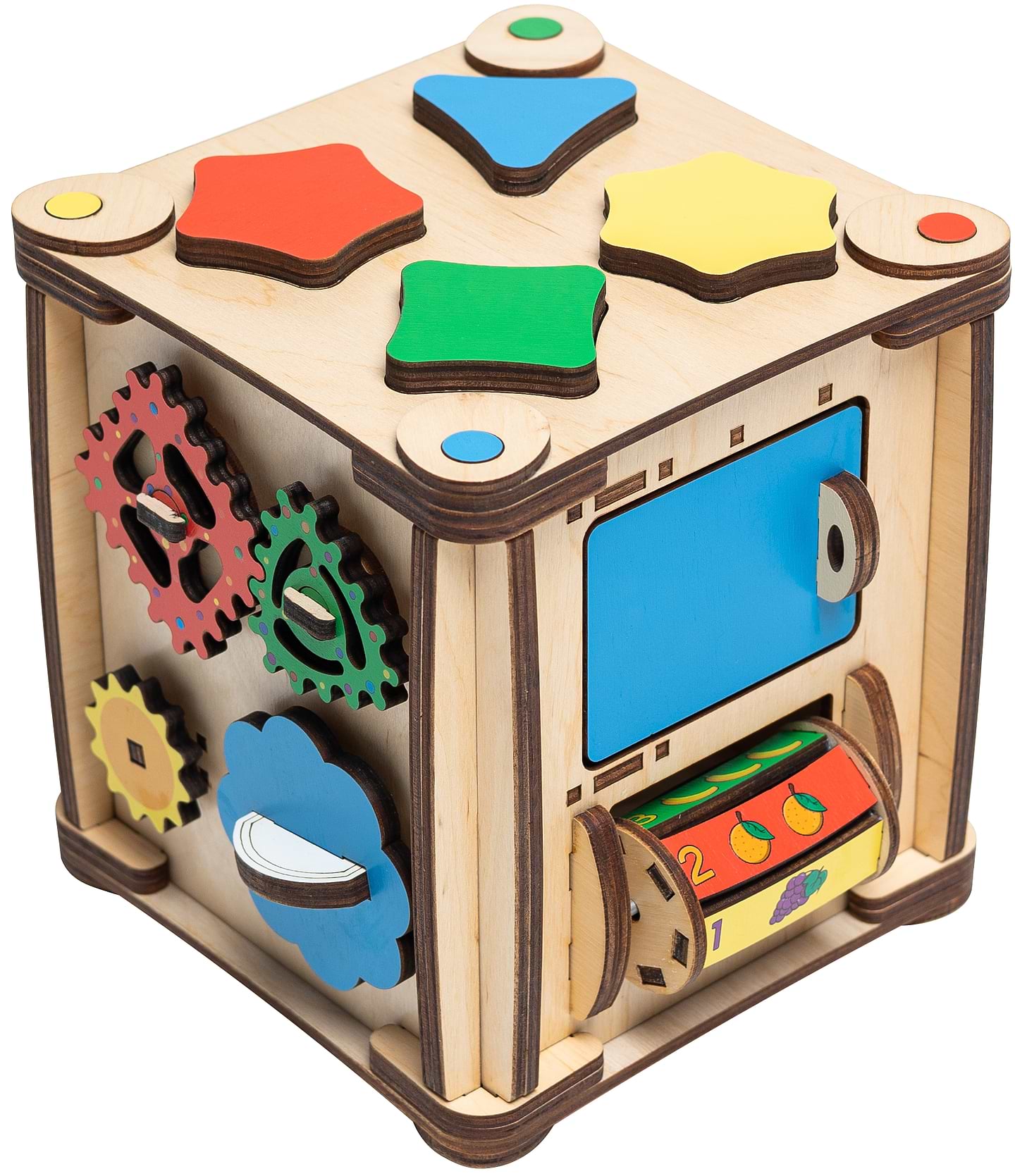 Бізіборд-куб GoodPlay "Перші кроки" 17х17х18 (K102) - Фото 1