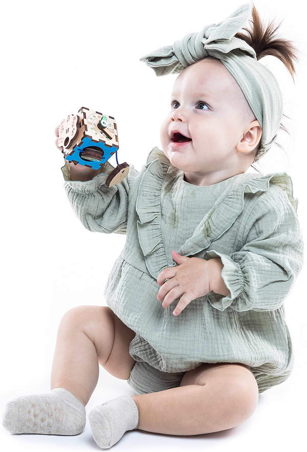 Фото - Бізіборд-куб GoodPlay "Звірі"  5х5х5 (К113)