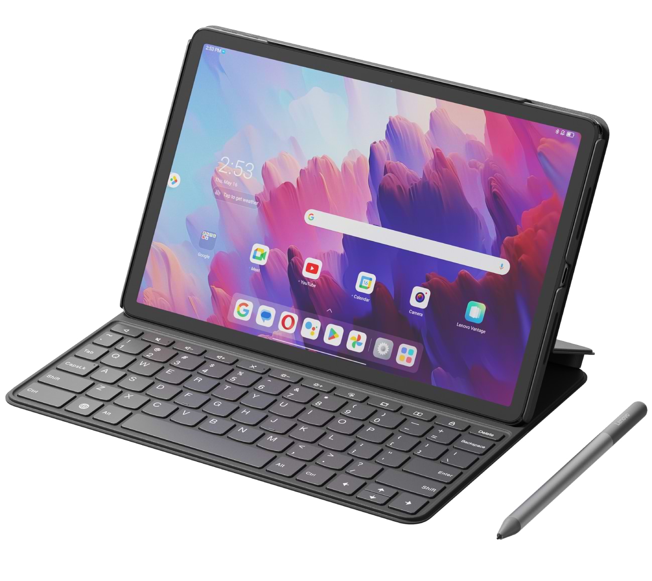 Планшет Lenovo Tab K11 8/128 LTE (ZADK0057UA) Luna Grey + KB & Pen - Фото 1
