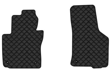 Коврики из экокожи в салон авто передние EVAtech для Octavia A5 (MT, 8 clips) Skoda 2004-2013 2 поколение Liftback EU (SK12159AG2TL4BBB)