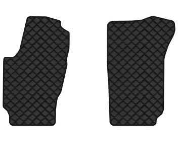 Килимки з екошкіри в салон авто передні EVAtech для Fabia (6Y) Skoda 1999-2007 1 покоління Htb EU (SK1628AB2BBB)