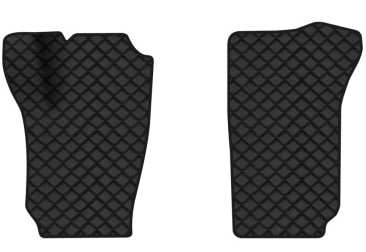 Коврики из экокожи в салон авто передние EVAtech для Fabia (6Y) Skoda 1999-2007 1 поколение Combi EU (SK1629AD2BBB)