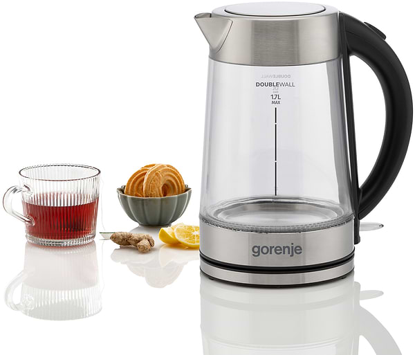 Фото - Уцінка - Електричний чайник Gorenje K17GDWII