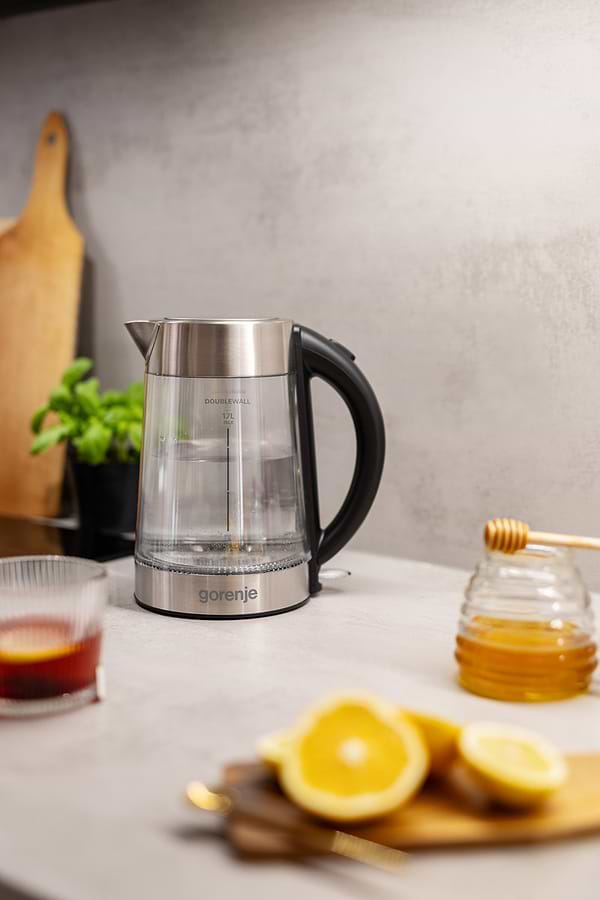 Фото - Уцінка - Електричний чайник Gorenje K17GDWII