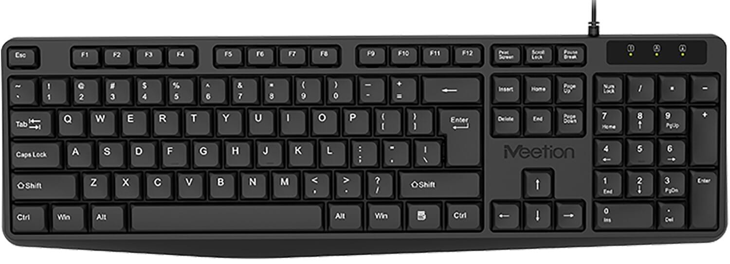 Купити Клавіатура дротова Meetion MT-K200-A-RUA - Фото 1 Клавіатура дротова Meetion MT-K200-A-RUA - Фото 1