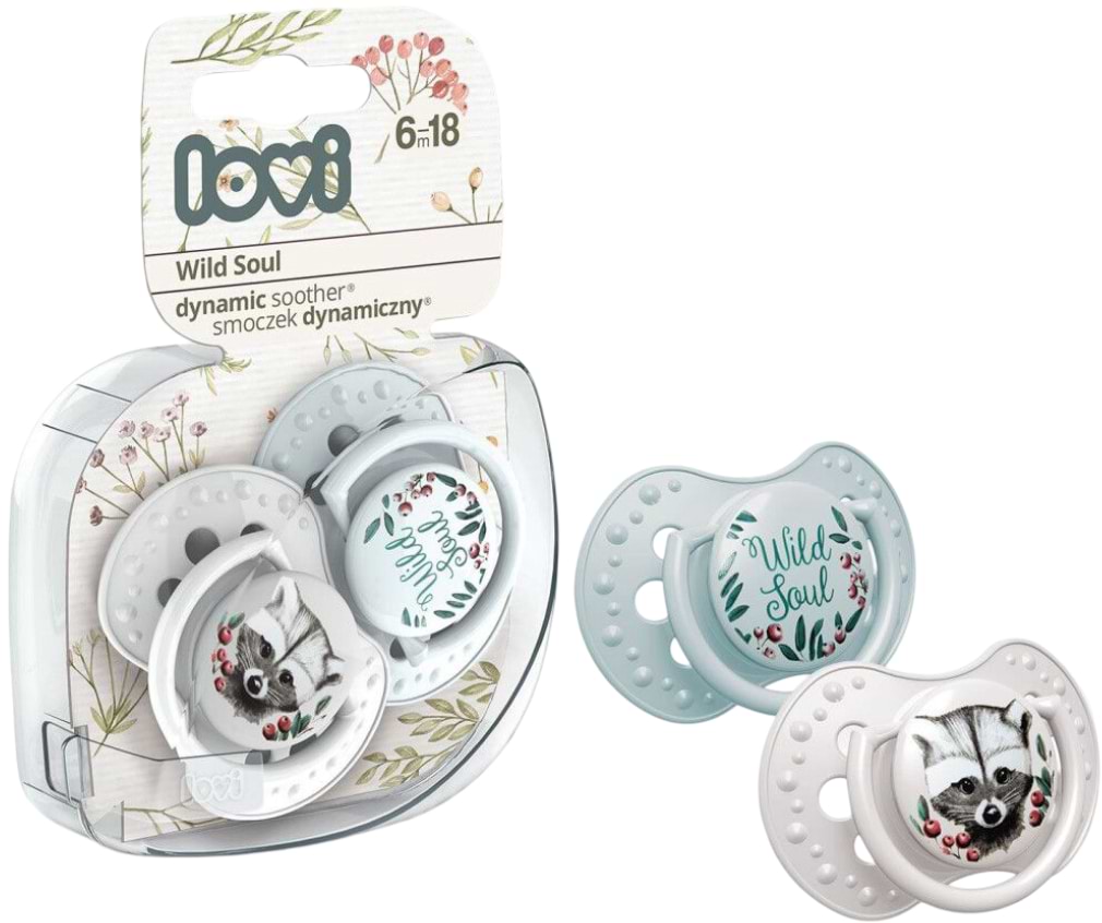 Динамічна пустушка Lovi 6-18 м-ців 2 шт. Wild Soul Boy (22/884boy) - Фото 1