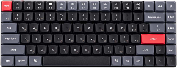 Фото - Клавіатура бездротова ігрова Keychron K3 PRO Gateron Brown BT/USB-A Hot-swap Low Profile QMK, EN/UKR, RGB (K3PH3_KEYCHRON)
