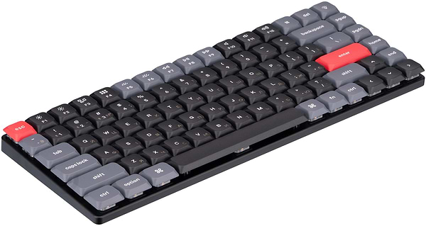 Фото - Клавіатура бездротова ігрова Keychron K3 PRO Gateron Brown BT/USB-A Hot-swap Low Profile QMK, EN/UKR, RGB (K3PH3_KEYCHRON)