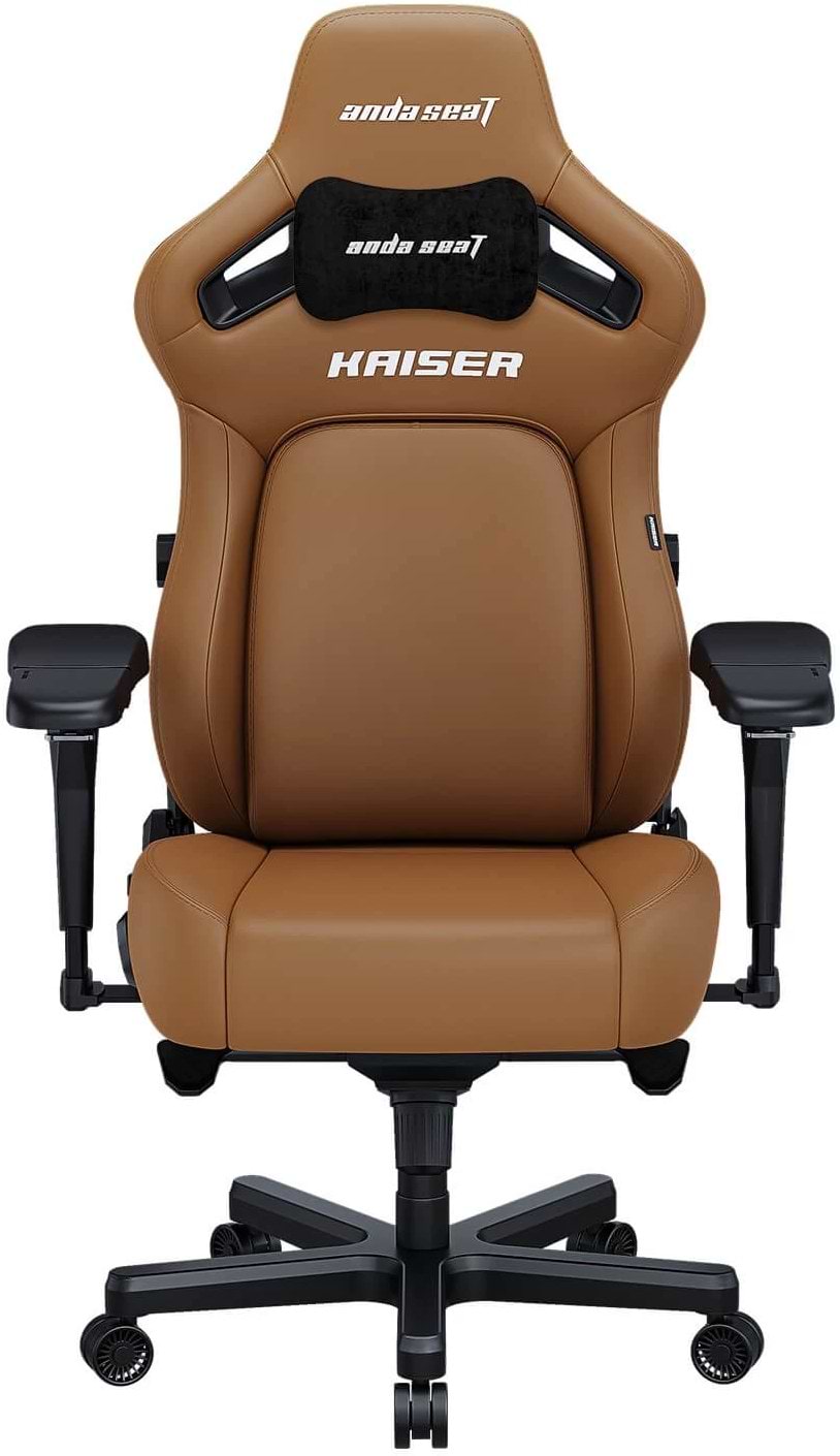 Кресло для геймеров Anda Seat Kaiser 4 Size L Brown Premium PVC (AD12YDDC-L-20-K-PV/C) - Фото 1
