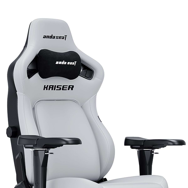 Фото - Крісло для геймерів Anda Seat Kaiser 4 Size XL White Premium PVC (AD12YDDC-XLL-20-W-PV/C)