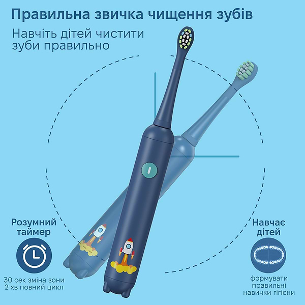 Фото - Зубная щетка электрическая INSPIRE K5 4 насадки Blue (ins-k5-4noz-case-blue)