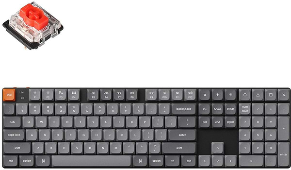 Фото - Клавиатура беспроводная Keychron K5 Max 104Key Gateron MX 2.0 Red WL/BT/USB-A (K5M-A1-UA)
