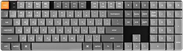 Фото - Клавиатура беспроводная Keychron K5 Max 104Key Gateron MX 2.0 Brown WL/BT/USB-A (K5M-A3-UA)